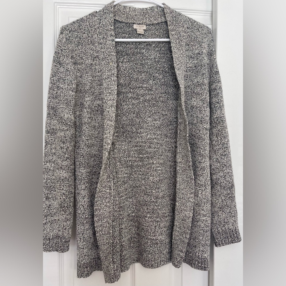 J Crew Cardigan Open Front Size XS Knit Jacket Casual Office Everyday Preppy Top